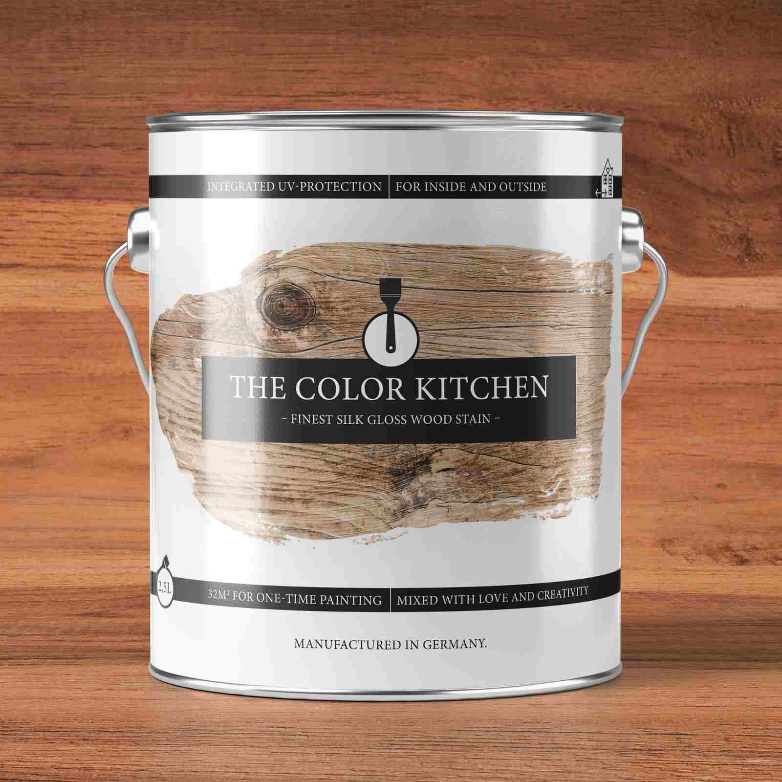 Holzlasur Teak | The Color Kitchen Tough Teak | Innen- und Außenbereich Seidenglänzend