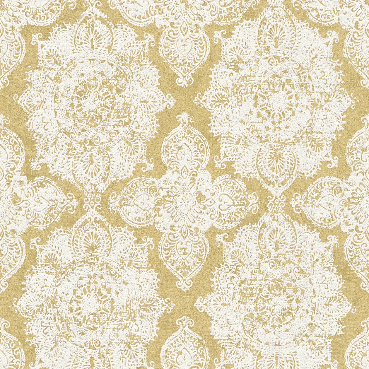 A.S. Creation | Trendwall | 370901 | Vliestapete | Barock | 0.53 x 10.05 m | Gold