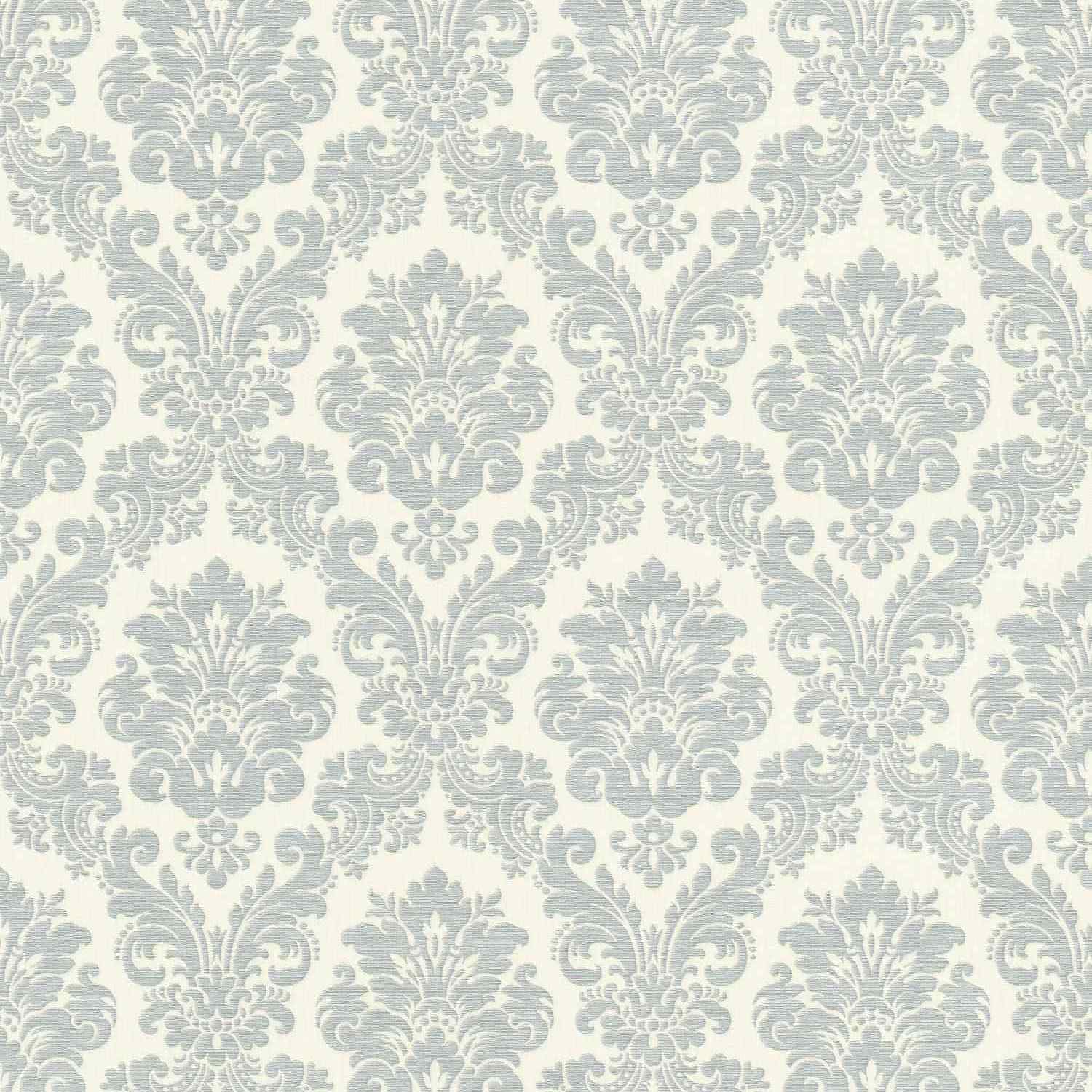 Rasch | Trianon XIII | 570533 | Vliestapete | Barock | 0.53 x 10.05 m | Beige | Blau