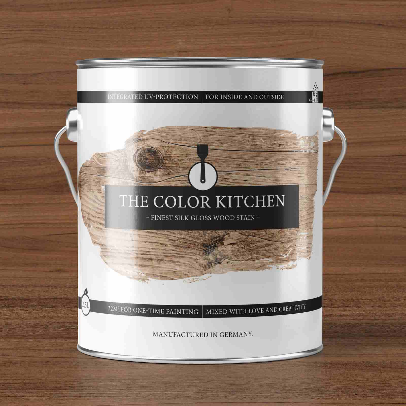 Holzlasur Nussbaum | The Color Kitchen Wealthy Walnut | Innen- und Außenbereich Glänzend